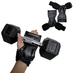 WOD Grip (HG-006) two-layer Weight Lifting Gym Hand Grips Lifting Straps Wrist Palm Pads Support Pad For Cross Training - CrazyFox Gear