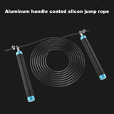 Aluminum Handle coated silicon jump rope - CrazyFox Gear